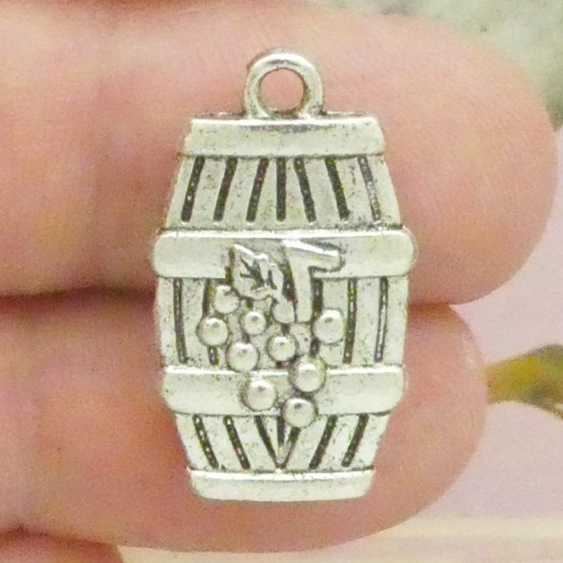 wine barrel charms for jewelry making