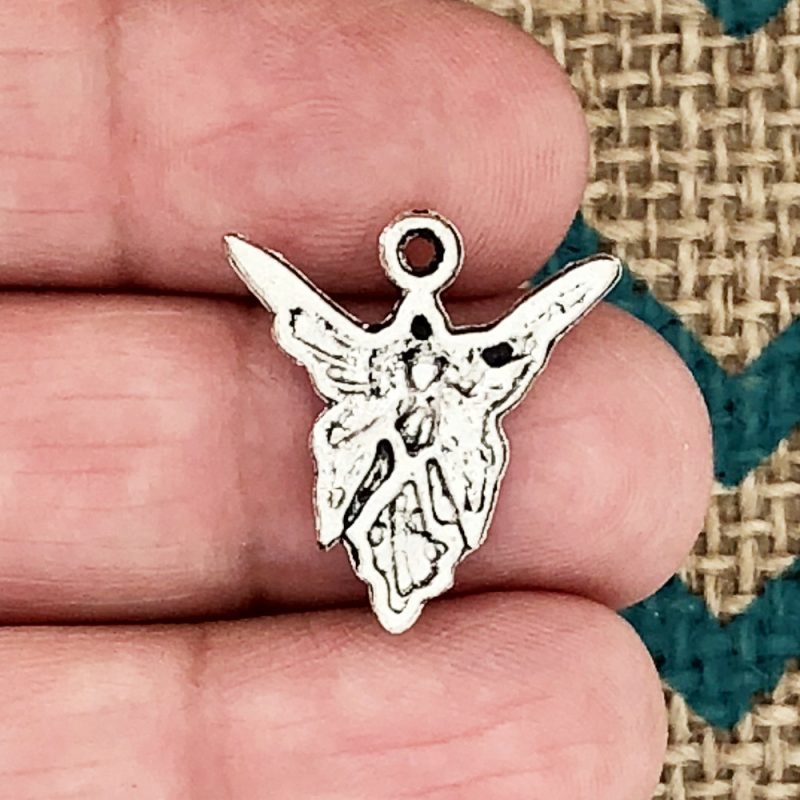 BULK 40 Fairy Charm Silver by TIJC SP0106B - Image 2
