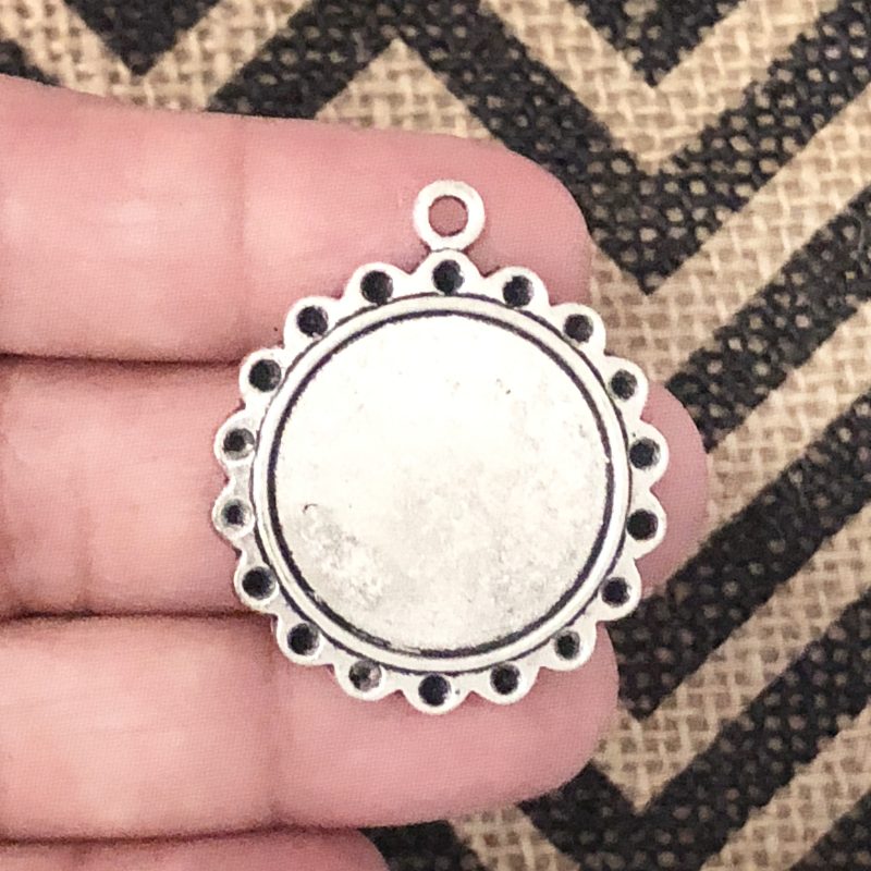Silver Photo Charm