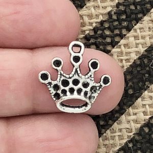 crown charms for jewelry making