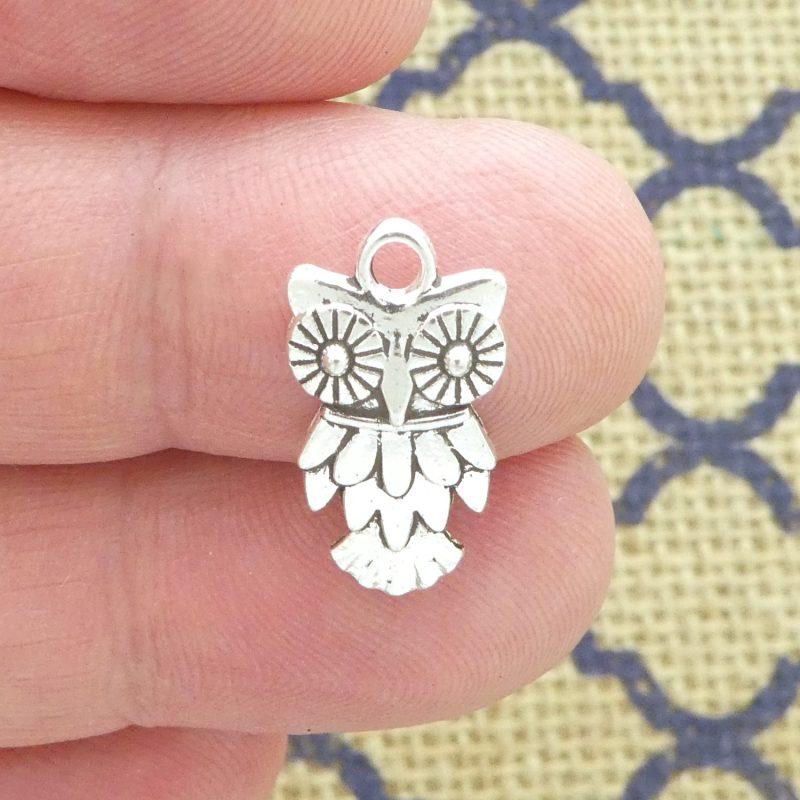 owl charms for jewelry making
