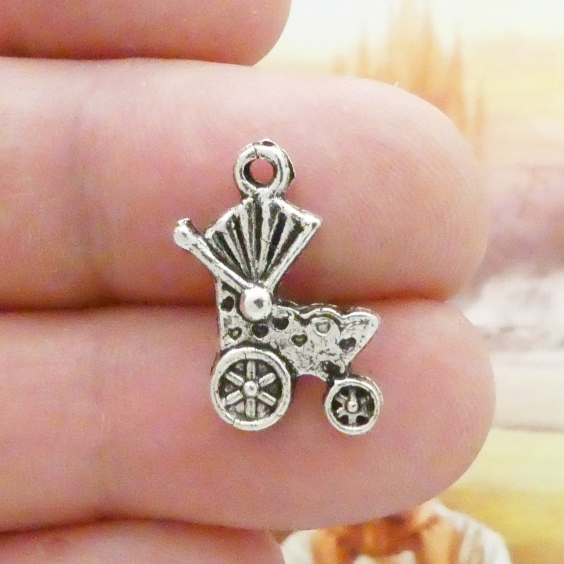 Baby Carriage Charm
