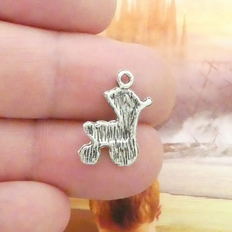 10 Baby Carriage Charm Silver by TIJC SP0147 - Image 4