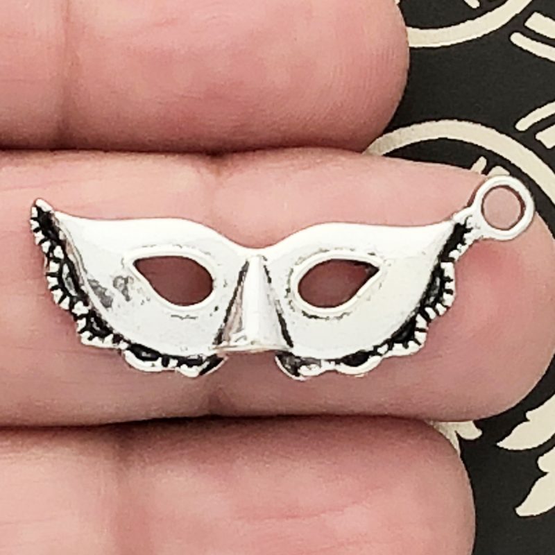 Silver Mask Charm