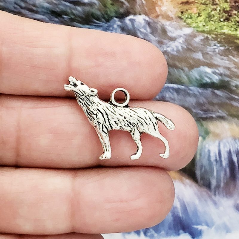Wolf Charms for Jewelry Making