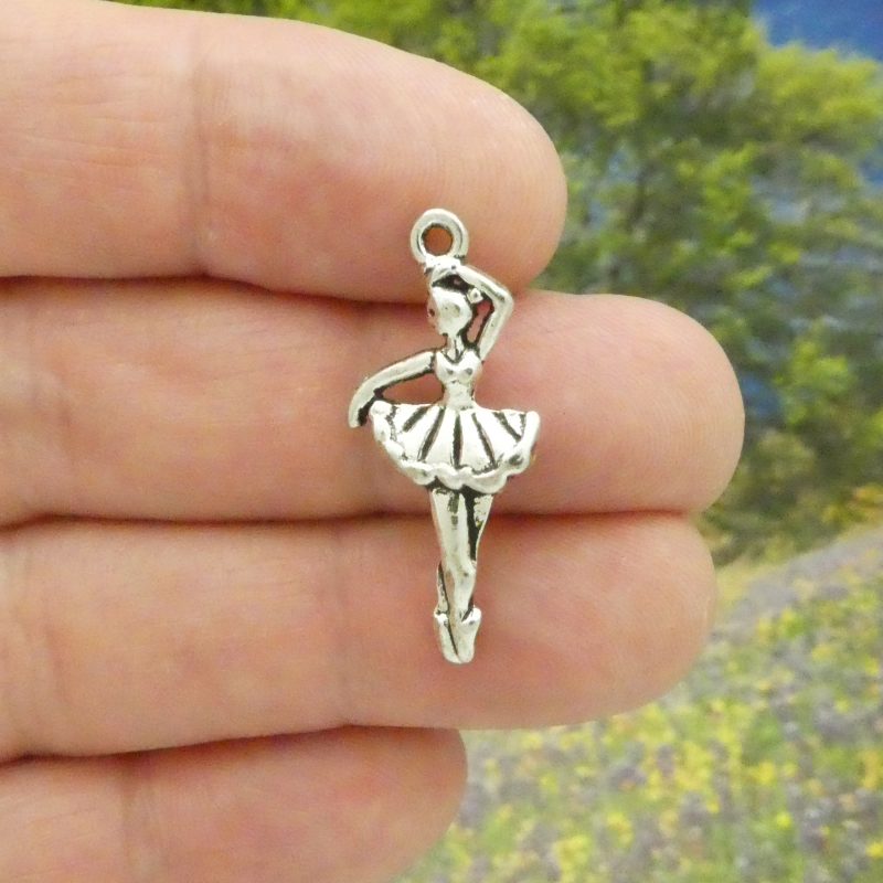 Ballerina Charms for Jewelry Making