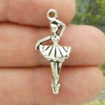 Silver Ballerina Charm