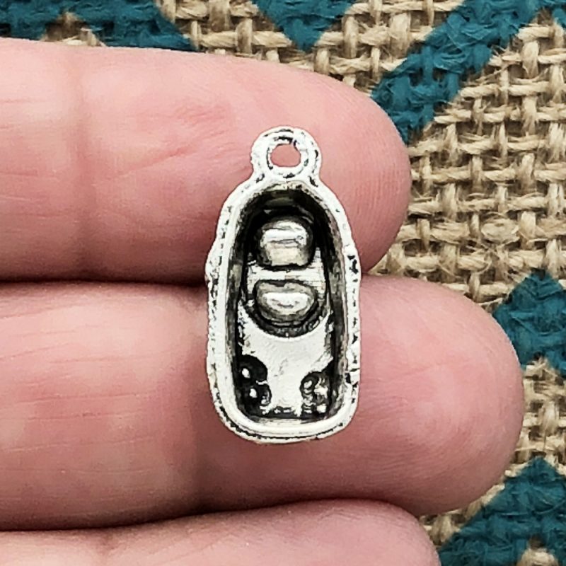 14 Mary Jane Shoe Charm Silver by TIJC SP0155 - Image 2