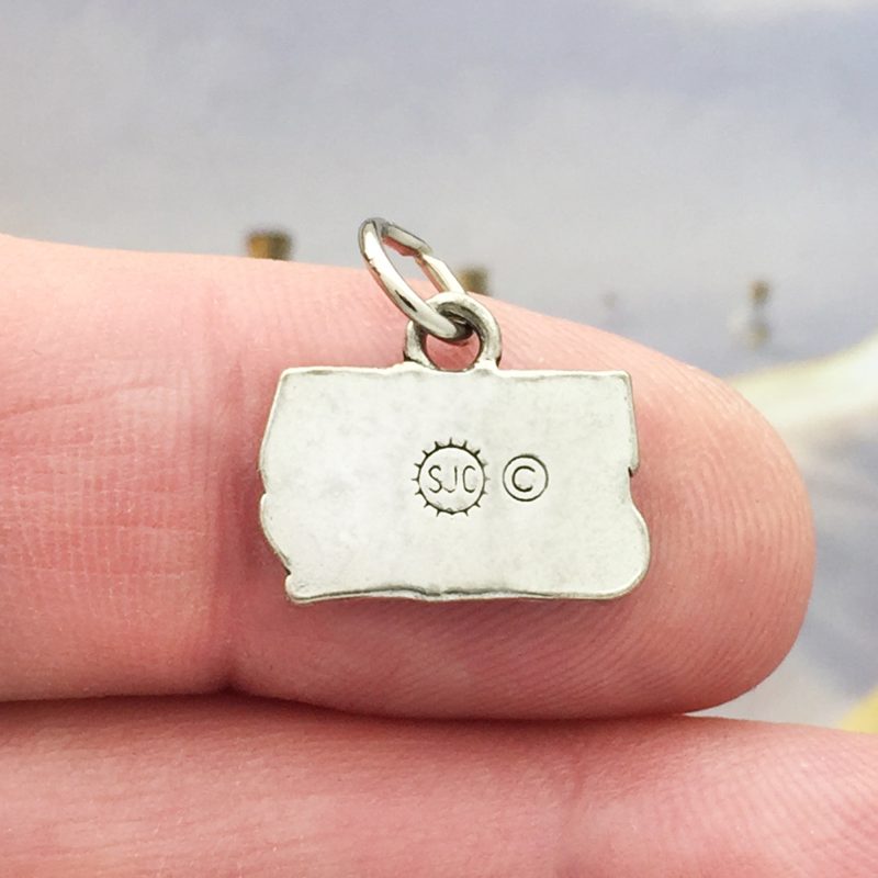 5 its a Girl Baby Charm Silver by TIJC SP0162 - Image 3