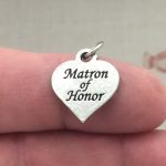 5 Matron of Honor Charm Silver by TIJC SP0165