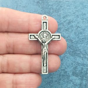 St Benedict crucifix pendant