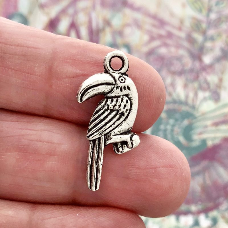BULK 40 Toucan Charm Silver by TIJC SP0205B