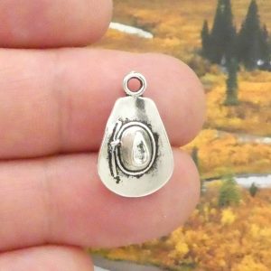 Cowboy Hat Charms for Jewelry Making