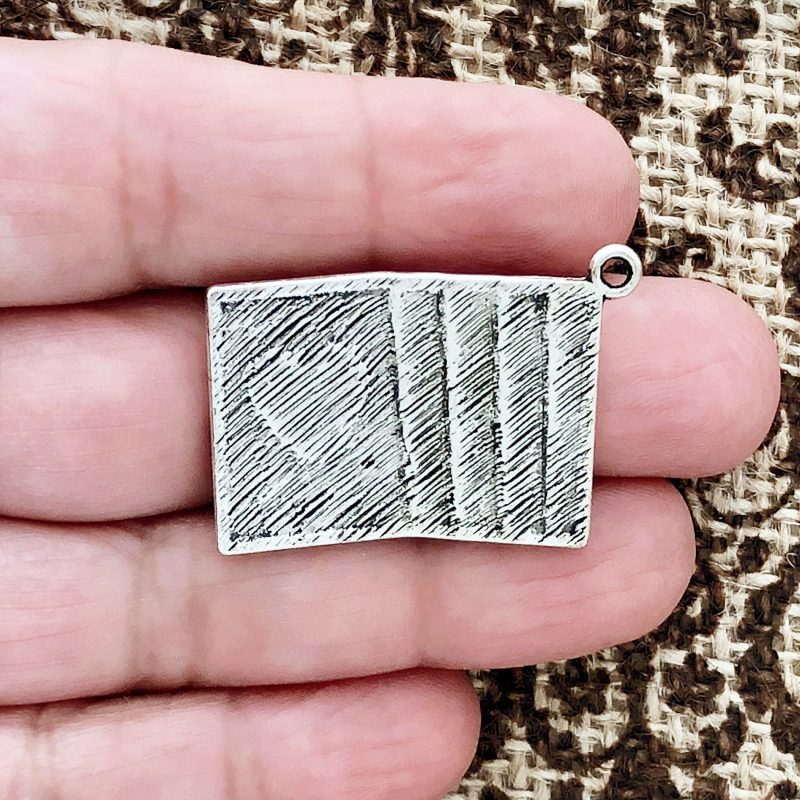 5 Playing Cards Charm Gambling Silver by TIJC SP0207 - Image 2