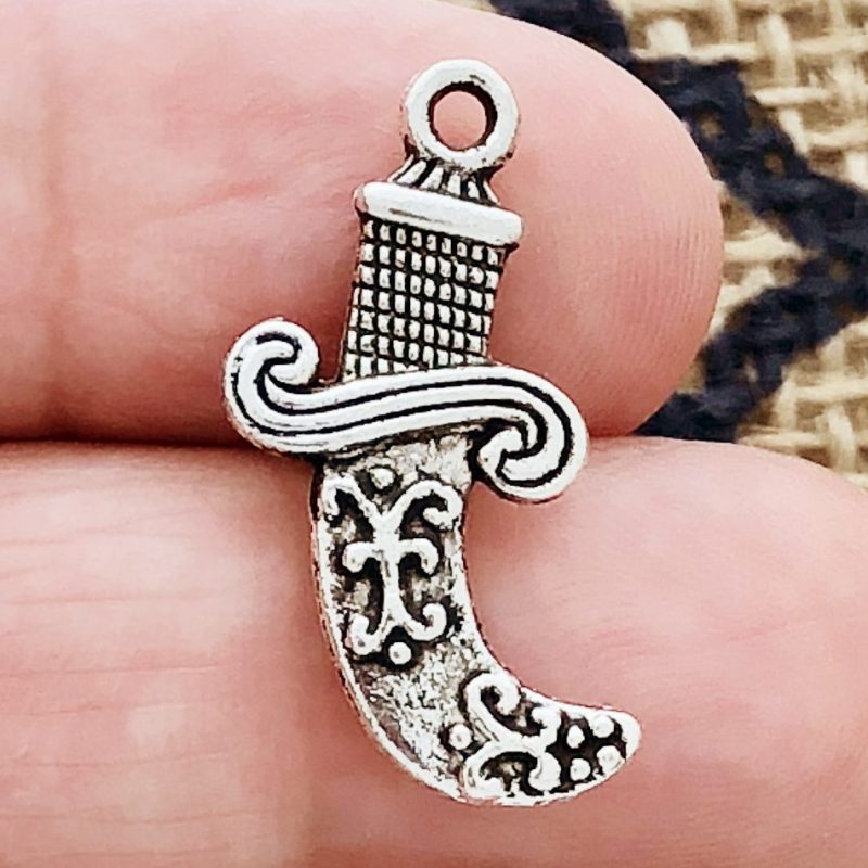dagger charms for jewelry making