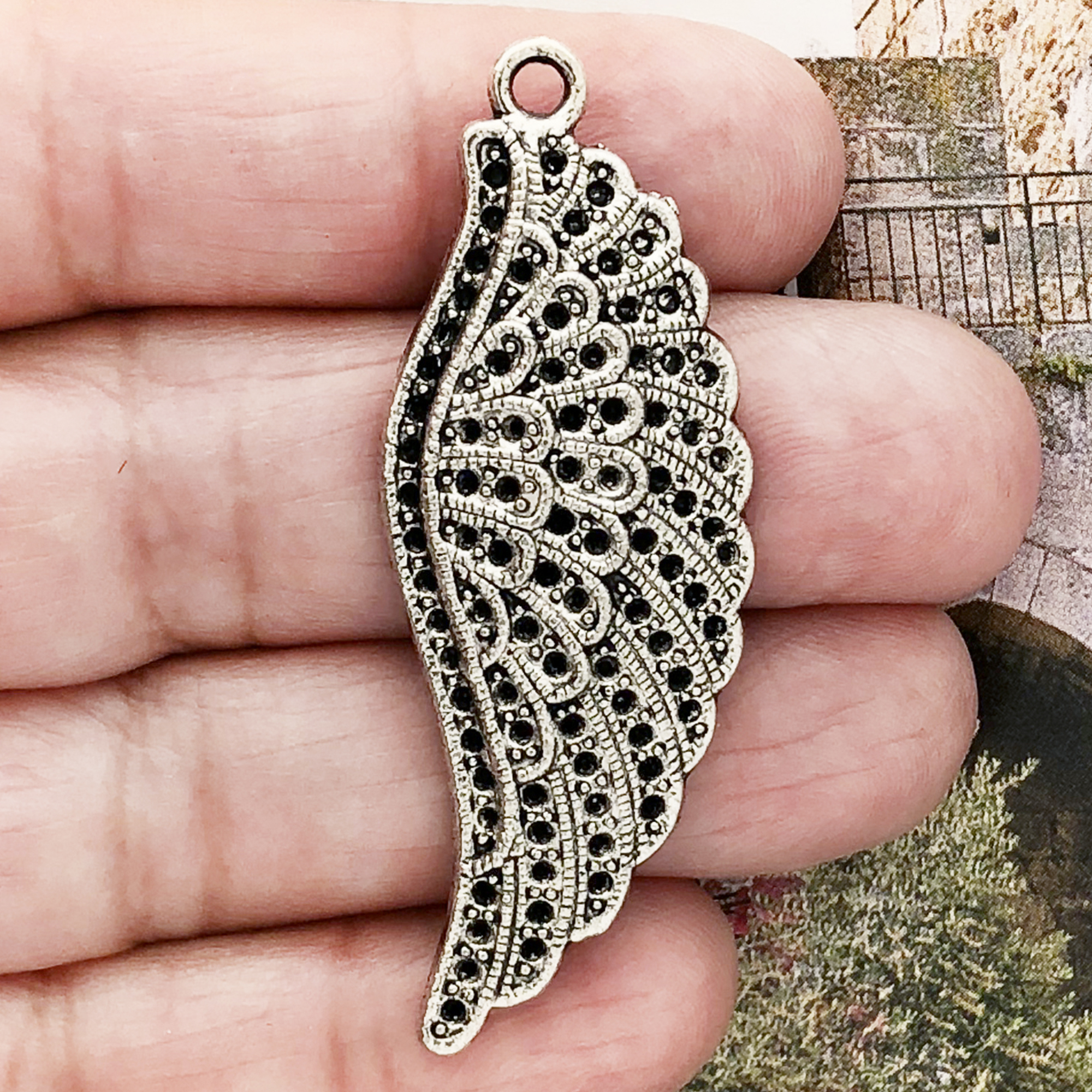 angel wing pendant