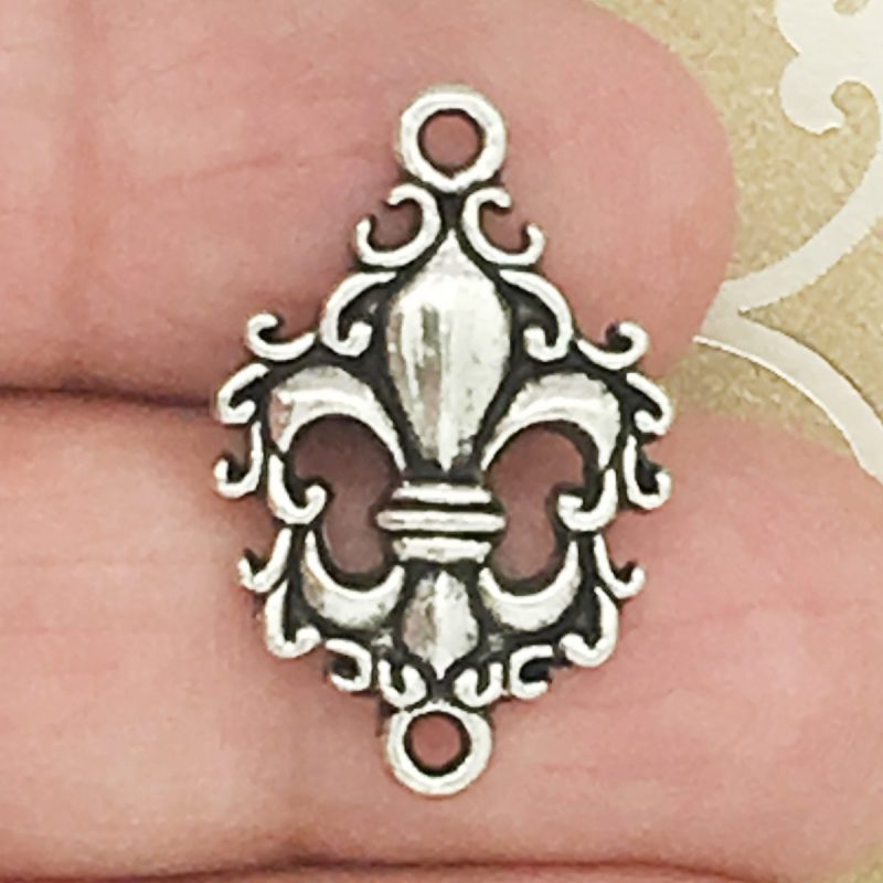 Fleur De Lis Charms for Jewelry Making
