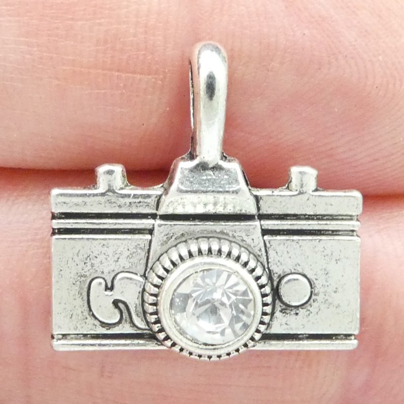 Camera Charm Silver