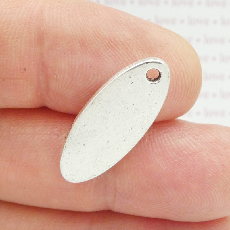 10 Silver Self Control Affirmation Charm Pendant by TIJC SP0263 - Image 3