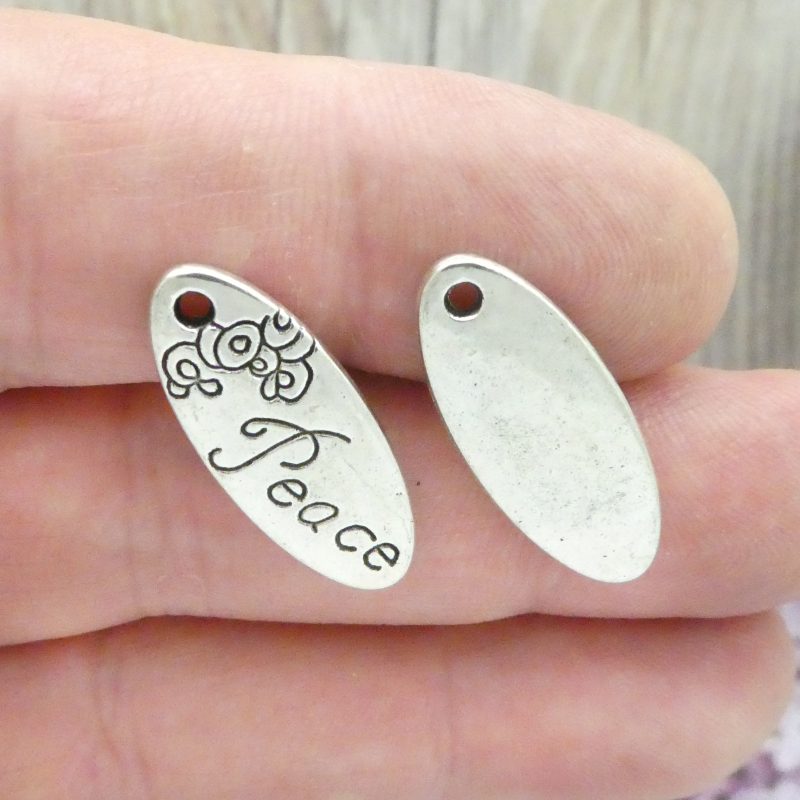 Peace Charms for Jewelry Making