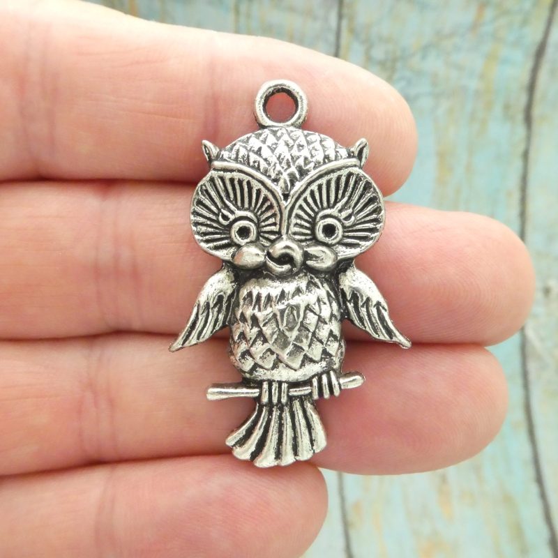 owl pendants for jewelry making