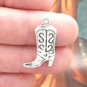 Cowboy Boot Charms for Bracelets