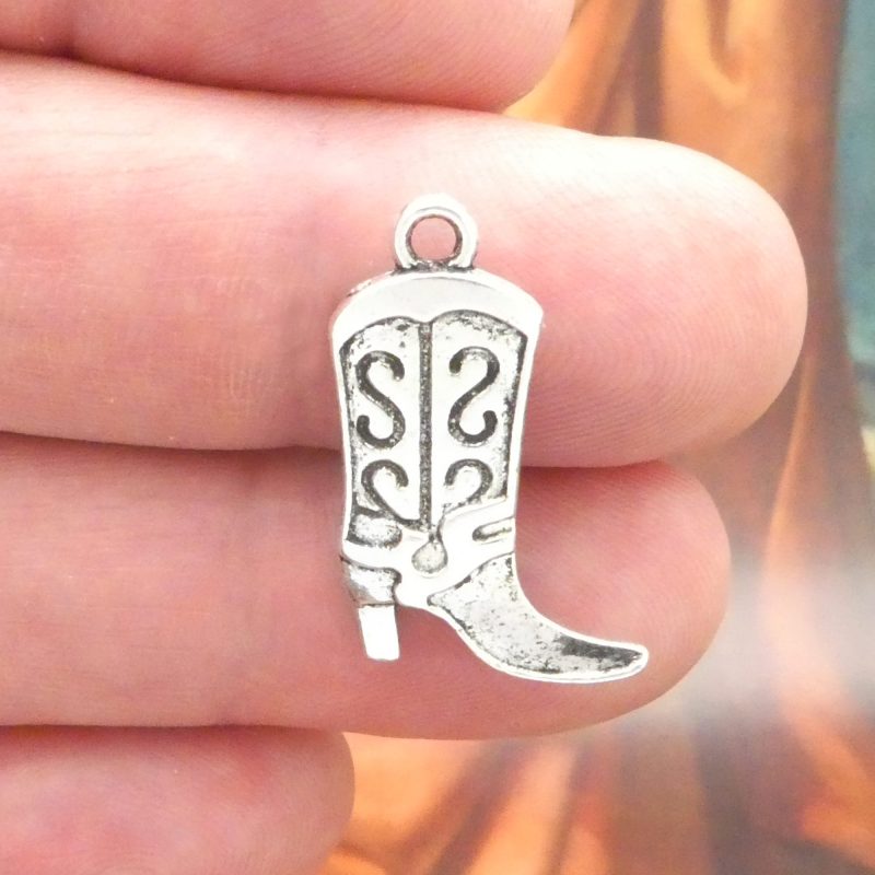 Cowboy Boot Charms for Jewelry Making