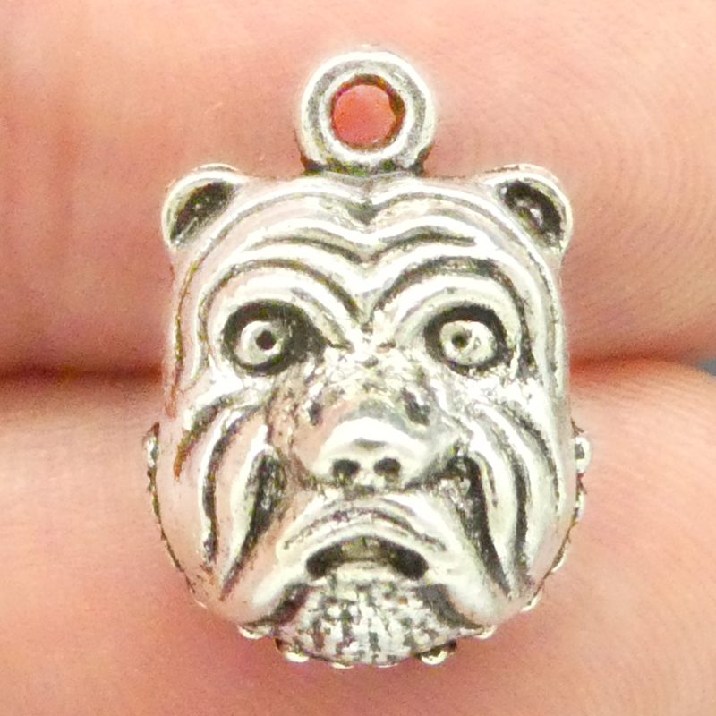 Bulldog Charms for Jewelry Making