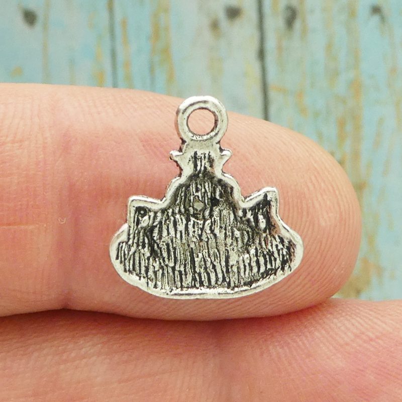 10 Silver Frog Prince Charm by TIJC SP0308 - Image 2