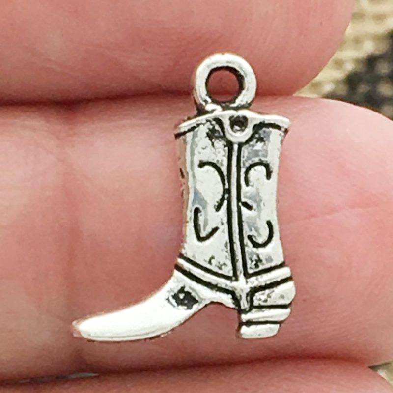 cowboy boot charms for jewelry making