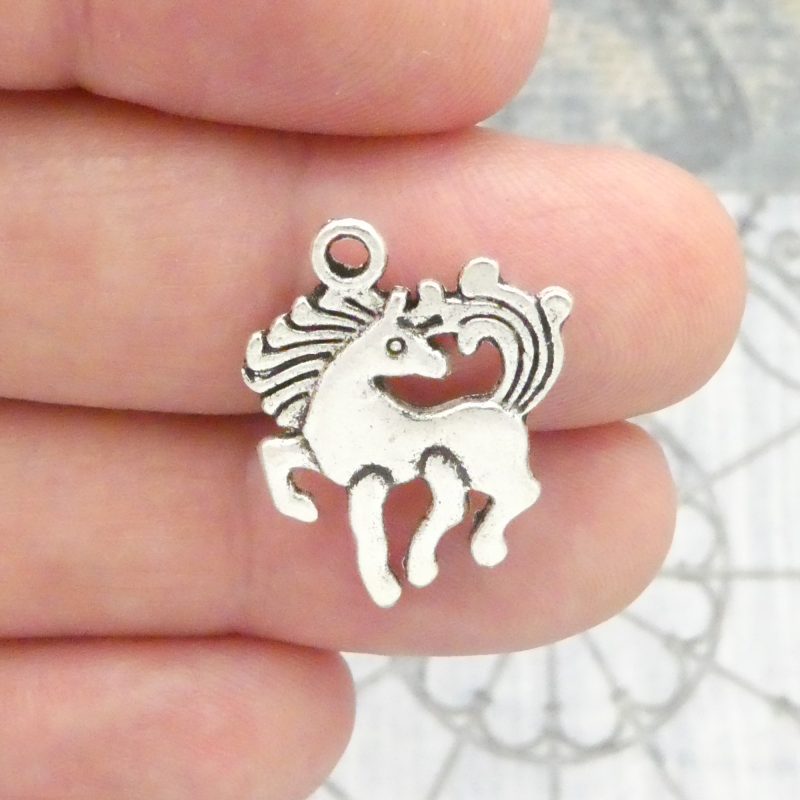 silver pony charm