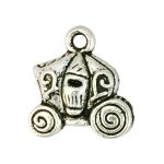 BULK 20 Silver Cinderella Carriage Charm 15x14mm by TIJC SP0330B