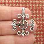Silver Cross Charm