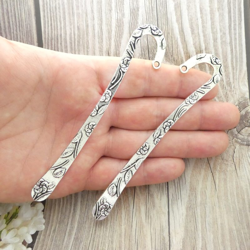 Silver Flower Bookmarks Bulk