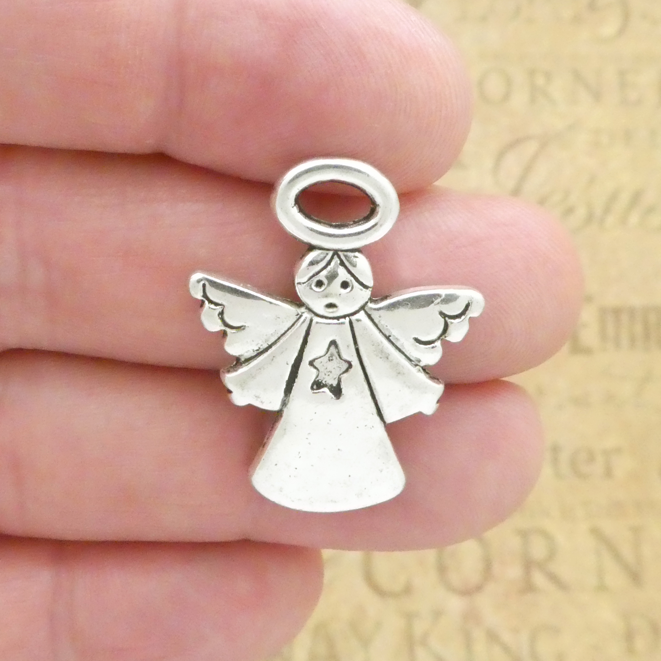 small angel charm