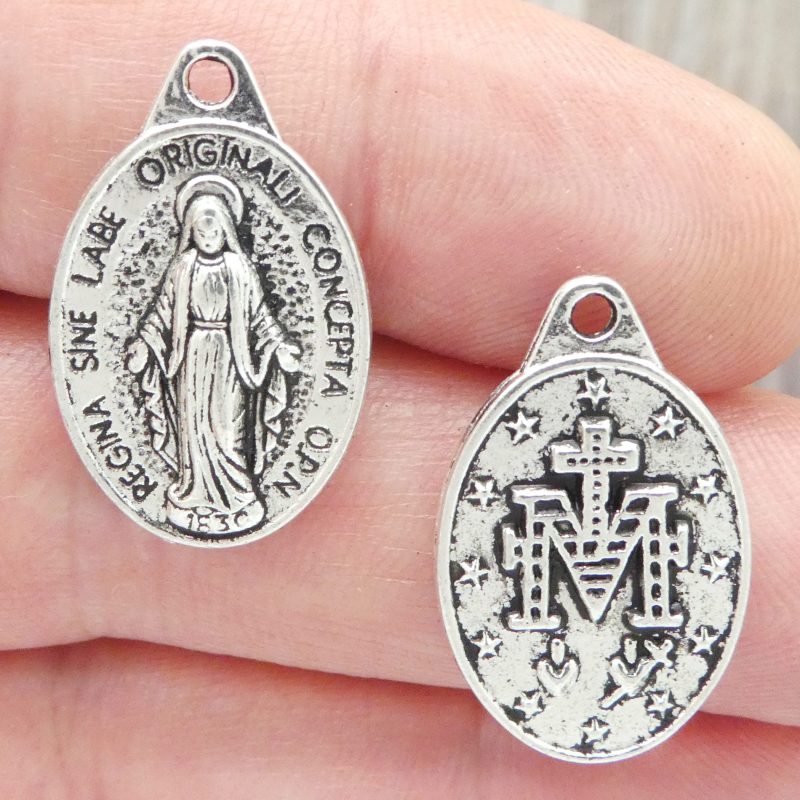 Our Lady of Miraculous Medals for Jewelry Making