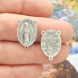 Miraculous Medal Rosary Centerpiece Bulk