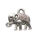 Elephant Charm Silver