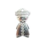 10 Chinese Silver Boy Charm 25x13mm by TIJC SP0402