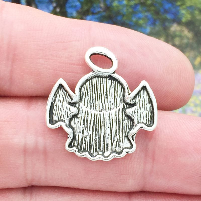 6 Faith Angel Charm Silver by TIJC SP0408 - Image 3