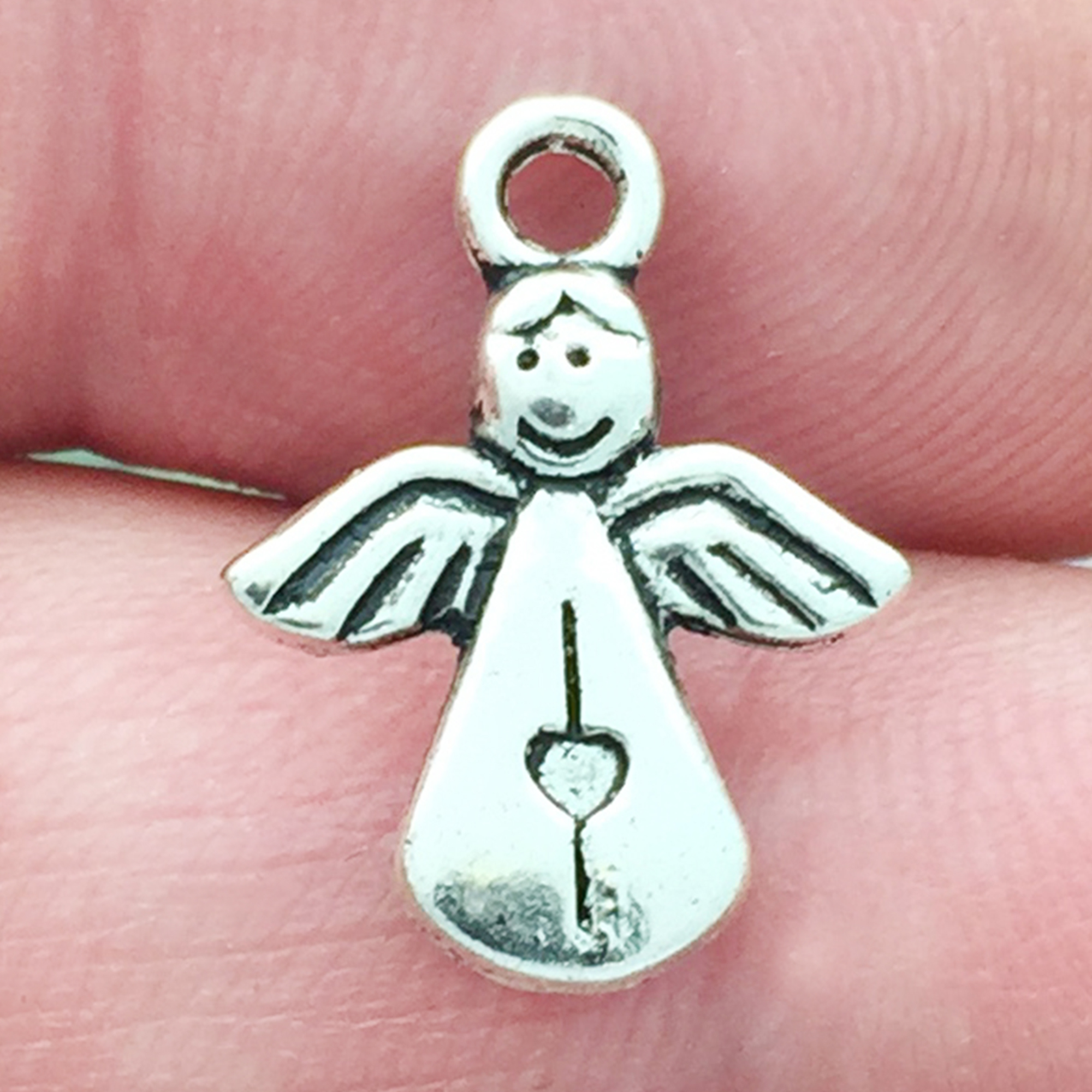 miniature angel charms wholeslae