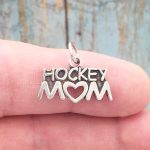 5 Silver Hockey Mom Charm Pendant by TIJC SP0467