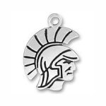 silver Spartan charm