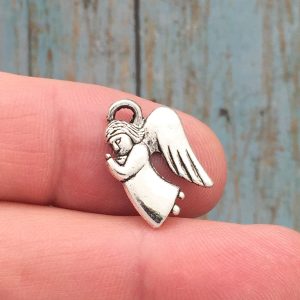 Silver Angel Charm