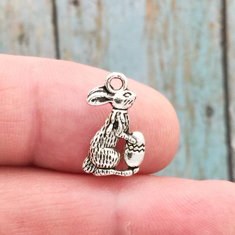 Easter Bunny Charms for Jewelry Making