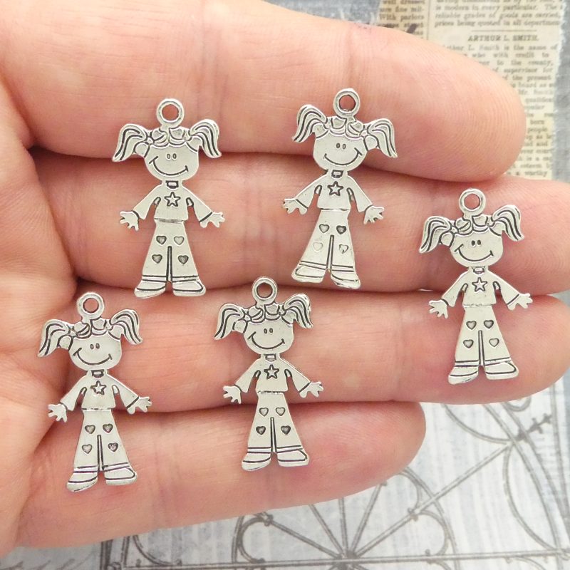 Girl Charms Bulk