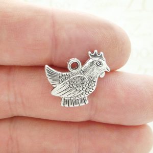 chicken charms for jewelry