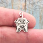 10 Jumper Baby Charm Silver by TIJC SP0507