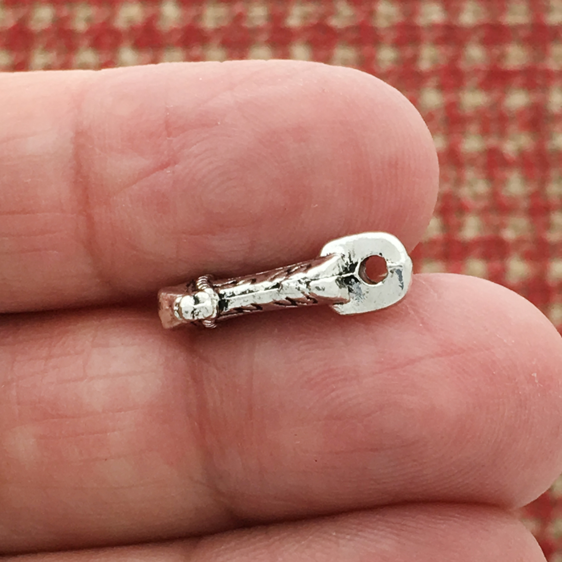 10 Cowboy Boot Charm Silver by TIJC SP0510 - Image 2