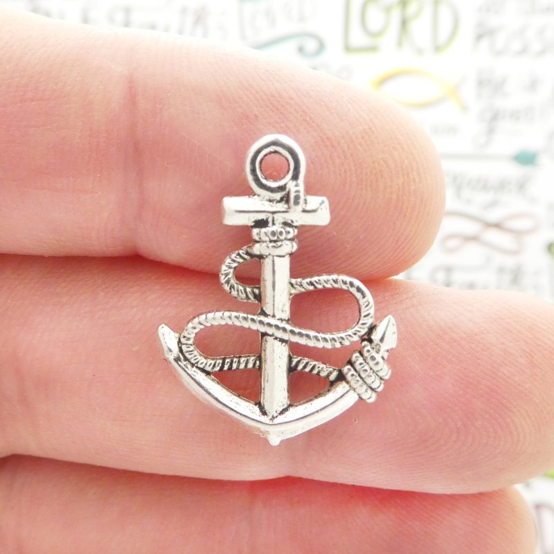 silver anchor charm